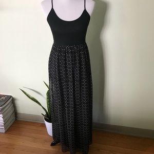Urban Outfitters Blk & Patterned Maxi